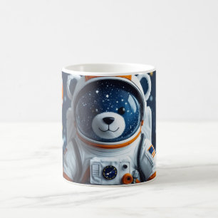 Mug Ours en peluche astronaute étoilé