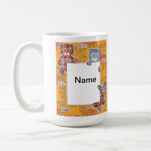 Mug ours en peluche, bébé (Gauche)