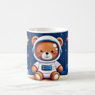 Mug Ours en peluche cosmonaute rêves
