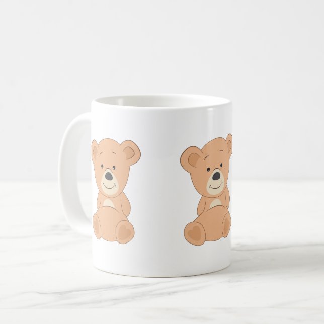 Mug Ours en peluche mignon (Devant gauche)