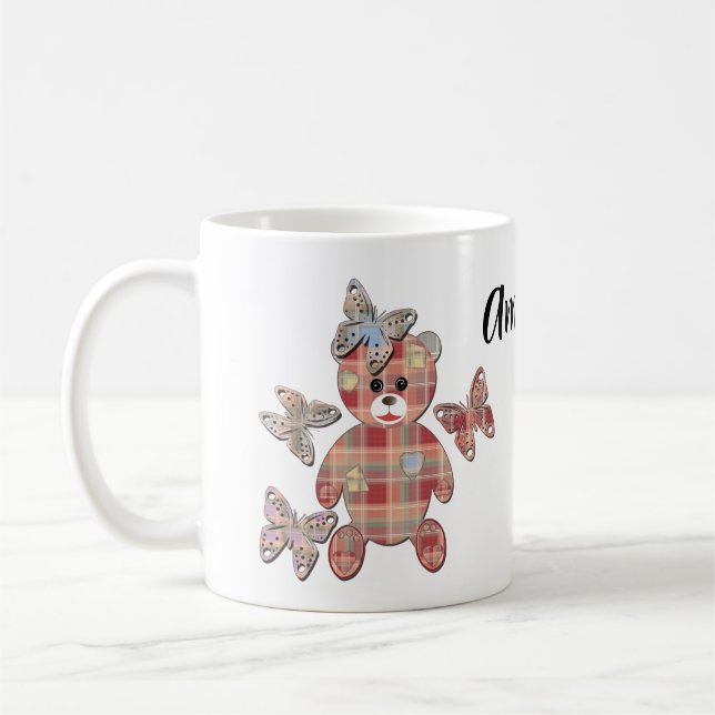 Mug ours en peluche, ours en peluche (Gauche)