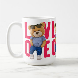 Mug Ours en peluche pour la Saint-Valentin Design d'am