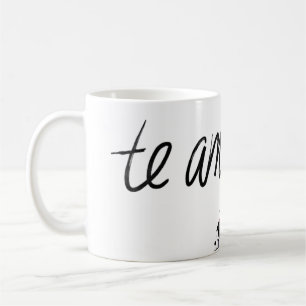 Mug Ours en peluche rose mignon avec Roses et coeur