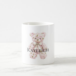 Mug Ours en tourbe rose
