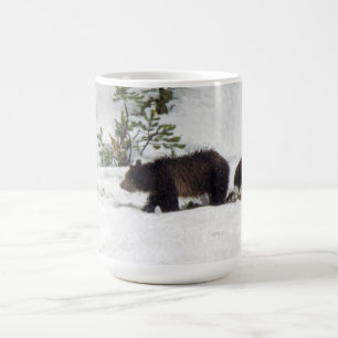 Mug Ours gris dans la neige