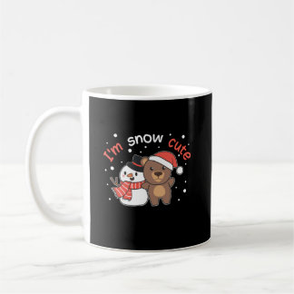 Mug Ours Je suis Snow mignonne Snowman Pun de neige