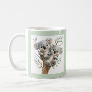 Mug Ours Koala Bouddard Dans L'Arbre, BFF, Personnalis