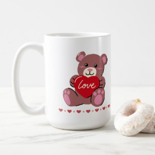 Mug Ours mignon Heureuse Sainte-Valentin