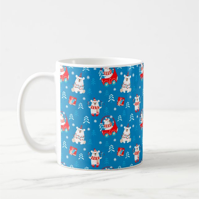 Mug Ours polaire de Noël (Gauche)
