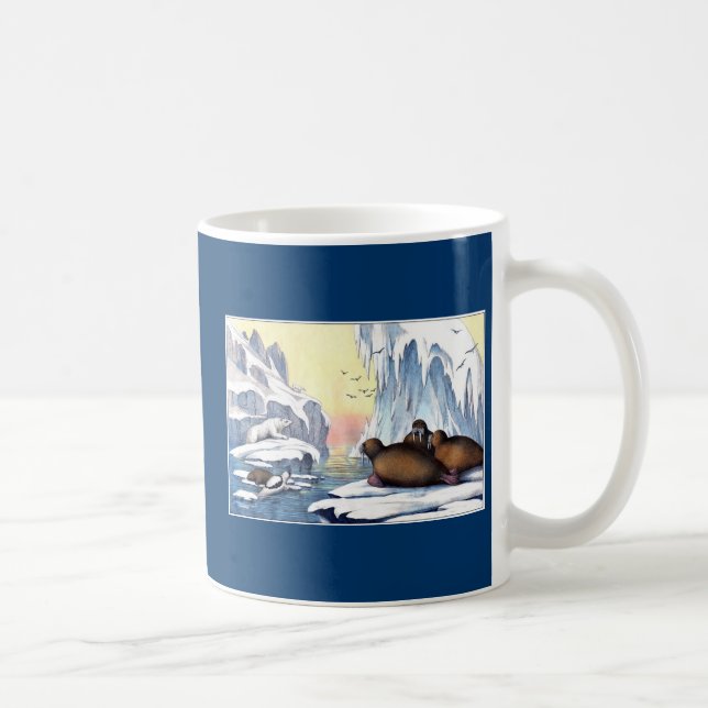 Mug Ours Polaires, Walrus Et Phoques (Droite)