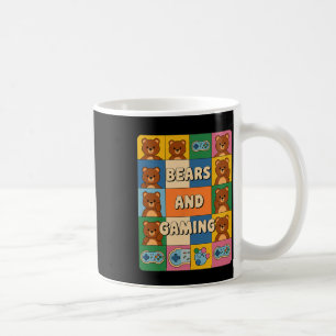 Mug Ours Rétro Et Jeux Drôle Amateur D'ours Jeu Vidéo