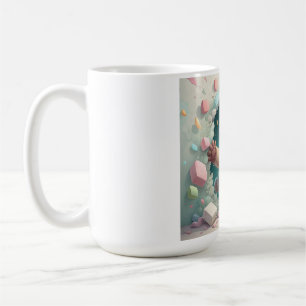 Mug Ours Teddy Mignonne Qui Brise À Travers Le Mur S