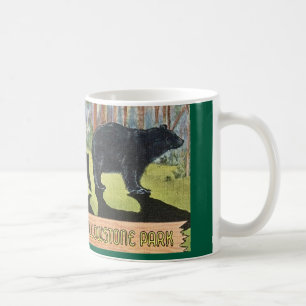 Mug Ours vintage du parc de Yellowstone 