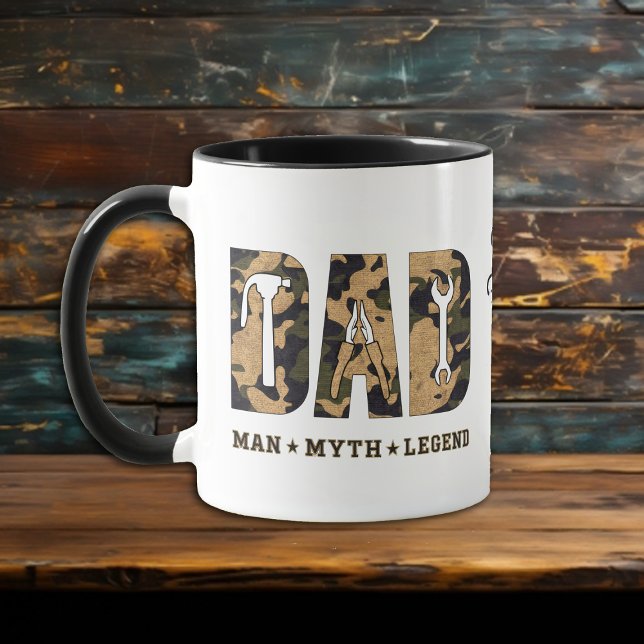 Mug Outil Camouflage Fête des pères papa (Créateur téléchargé)