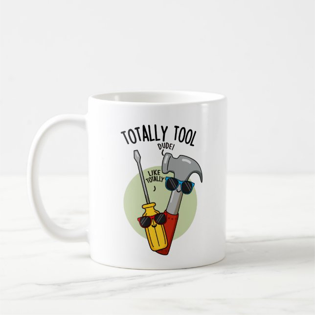 Mug Outil Totalement amusant Handyman Pun (Gauche)