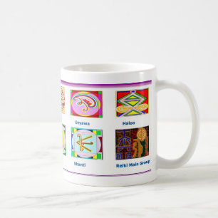 Mug Outils principaux de Reiki - dons des symboles n