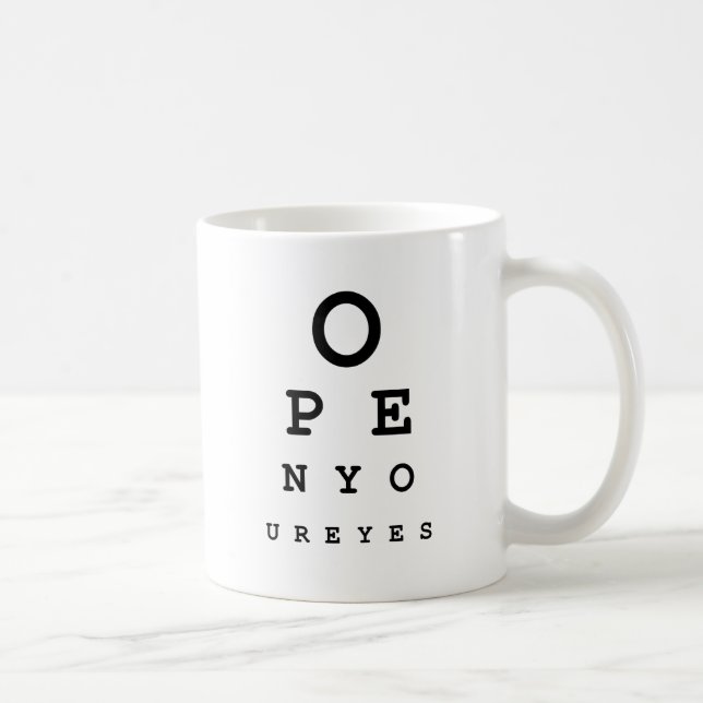 Mug Ouvrez vos yeux (Droite)
