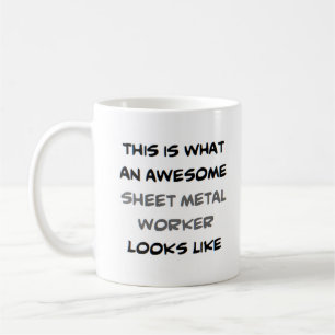 Mug ouvrier en tôle, génial