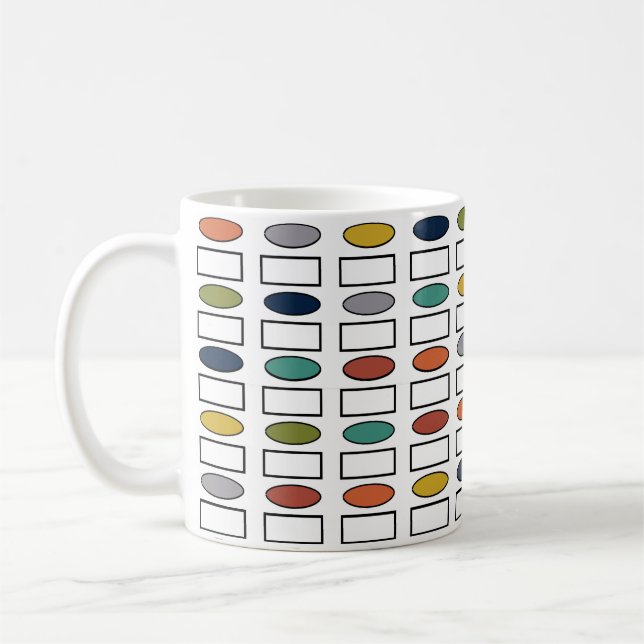 Mug Ovales et rectangles (Gauche)