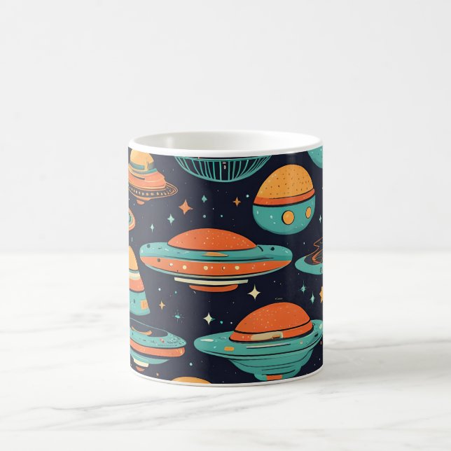 Mug OVNI art vintage (Centre)