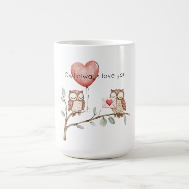 Mug Owl Always Love you Heart Balloon (Centre)