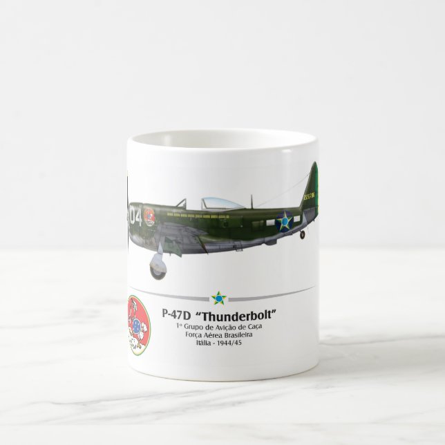 Mug P-47D Thunderbolt - Assied le Foret - FAB - (Centre)