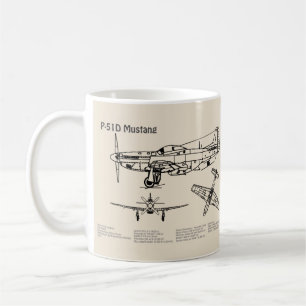 Mug P-51D Mustang - Plan directeur de l'avion SD