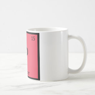 Mug P - Chimie des légumes Poivron Tableau périodique