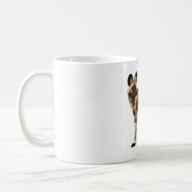Mug P est pour chien peint (Gauche)