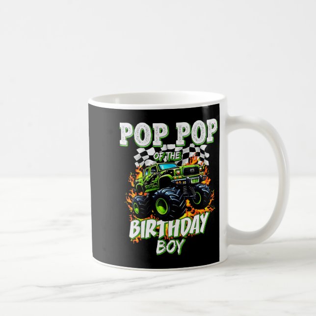 Mug P P Of The Birthday Boy Monster Truck Birthday Kid (Droite)