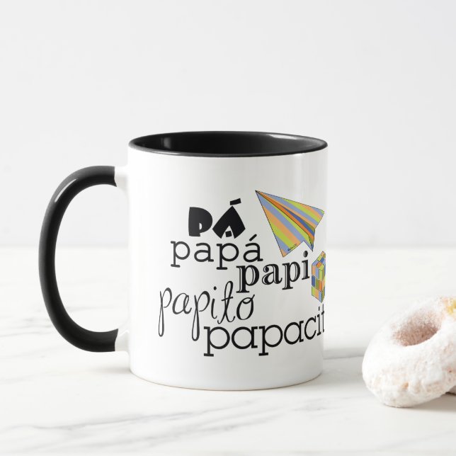 Mug pá, papá, papi, papito, papacito (Avec donut)