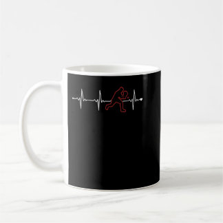 Mug Padel Heartbeat Padel Tennis Plate-forme Padel Ten