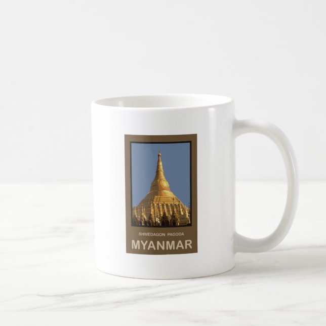 Mug Pagoda Yangon Myanmar de Shwedagon (Droite)