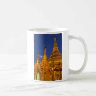 Mug Pagode Shwedagon la nuit, Myanmar