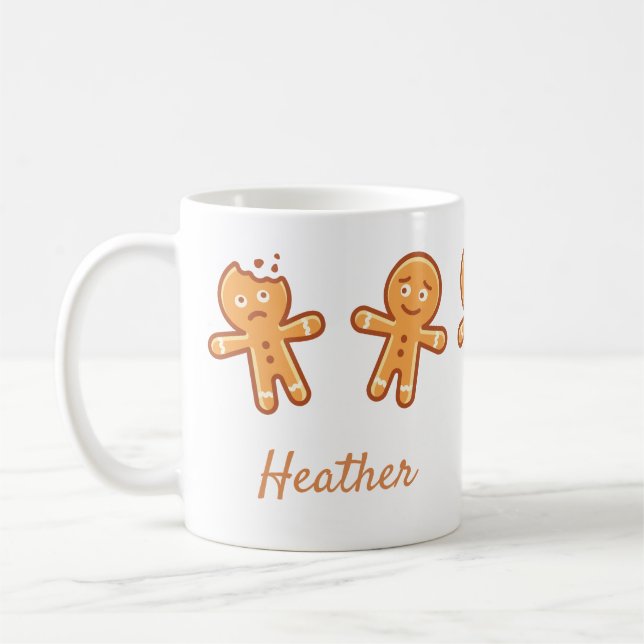 Mug Pain d'épices mignon personnalisé (Gauche)