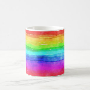 Mug Painted Rainbow