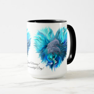 Mug Paire de dauphins