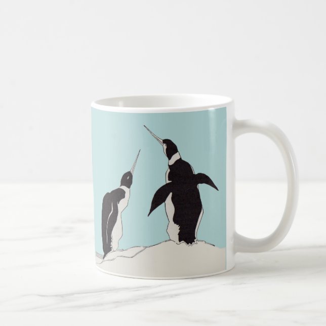 Mug paire de pingouins (Droite)