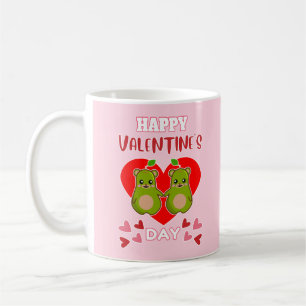 Mug Paire d'oreille mignonne HEUREUSE SAINTE-VALENTIN