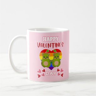 Mug Paire d'ours cousue HEUREUSE SAINTE-VALENTIN LGBT