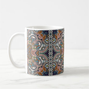Mug Paisley bandanna fleurie traditionnelle ornemental