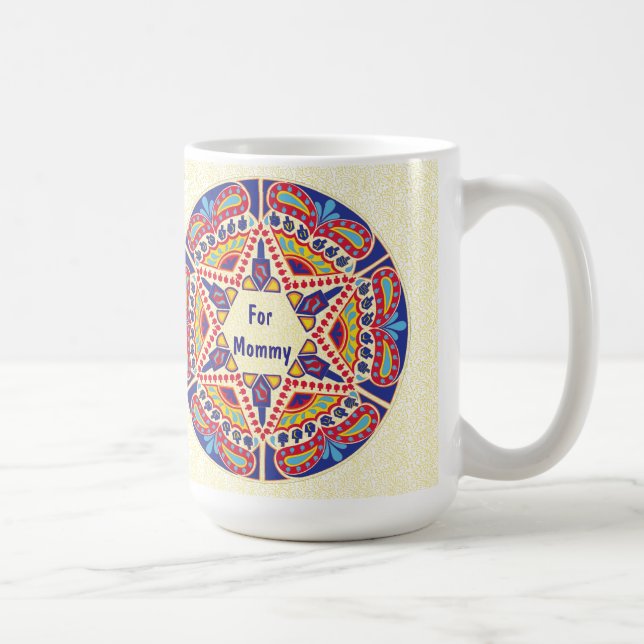 Mug "Paisley Dreidel" (Droite)