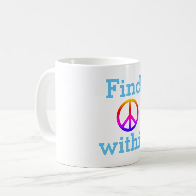 Mug Paix  (Devant gauche)