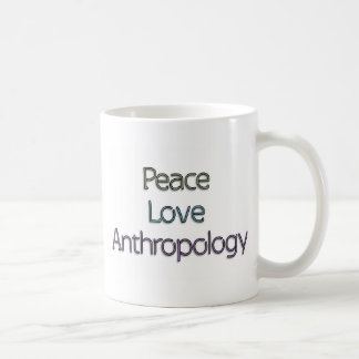 Mug Paix, amour, anthropologie
