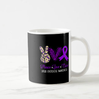 Mug Paix Amour Espoir Ruban Violet Sensibilisation aux