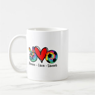 Mug Paix Amour Football Tie Dye Conception Femmes Adol