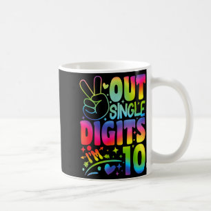 Mug Paix dehors simples chiffres Im 10 chiffres Tie Dy