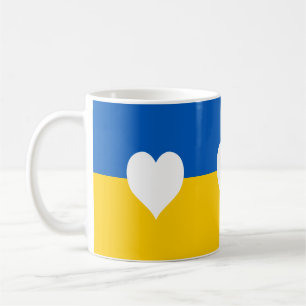 Mug Paix et amour pour l'Ukraine