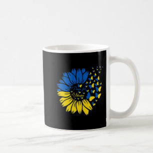 Mug Paix pour l'Ukraine tournesol ukrainien papillon U