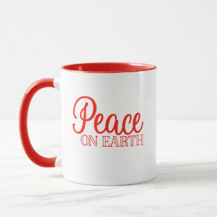 Mug Paix sur Terre Fêtes de Noël positives